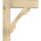 Ekena Millwork Olympic Block Rough Sawn Bracket w/ Offset Brace, Douglas Fir, 8"W x 28"D x 32"H BKT0806X28X32OLY05RDF - alternate 4